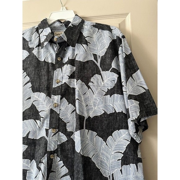 Cooke Street Honolulu Hawaiian Button Up Short Sleeve Shirt Cotton Pocket Men XL - Picture 6 of 10